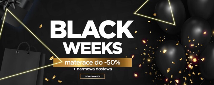 Materace Black Friday 2022 - promocje Black Week w salonach Pan Materac we Wrocławiu
