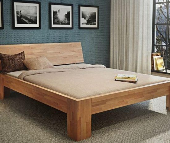 Łóżko Drewniane